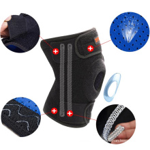 Knee Brace with Side Stabilizers and Patella Gel Pads for Knee Support, knee sleeve and protector for Hiking, sport